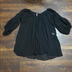 peasant blouse-see through
